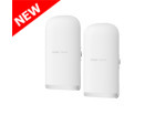 Ruijie-Reyee RG-EST350G 5 GHz PTP/PTMP Outdoor Wireless Bridge with 3x Gigabit Ports, includes Passive PoE Injectors